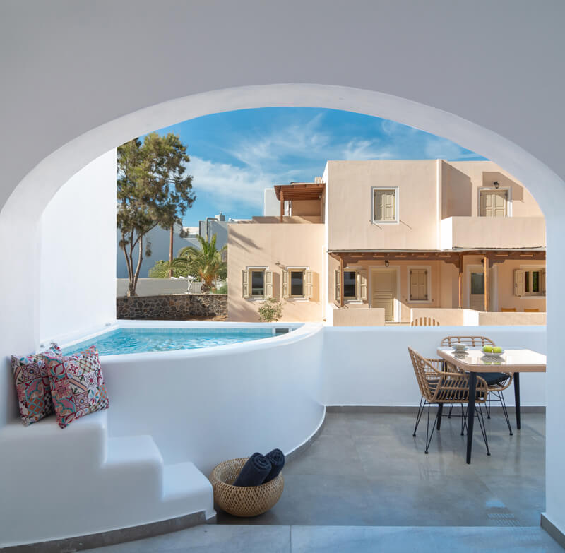 suite with terrace